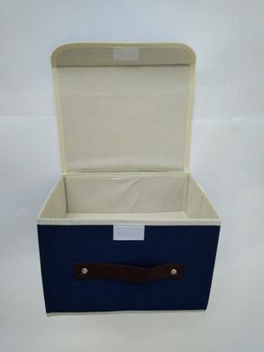 Коробочка ящик для речей 26х20х17см Котон синя