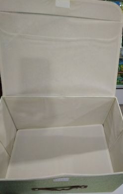 Коробочка ящик для вещей 27х20х17см цвет зеленый